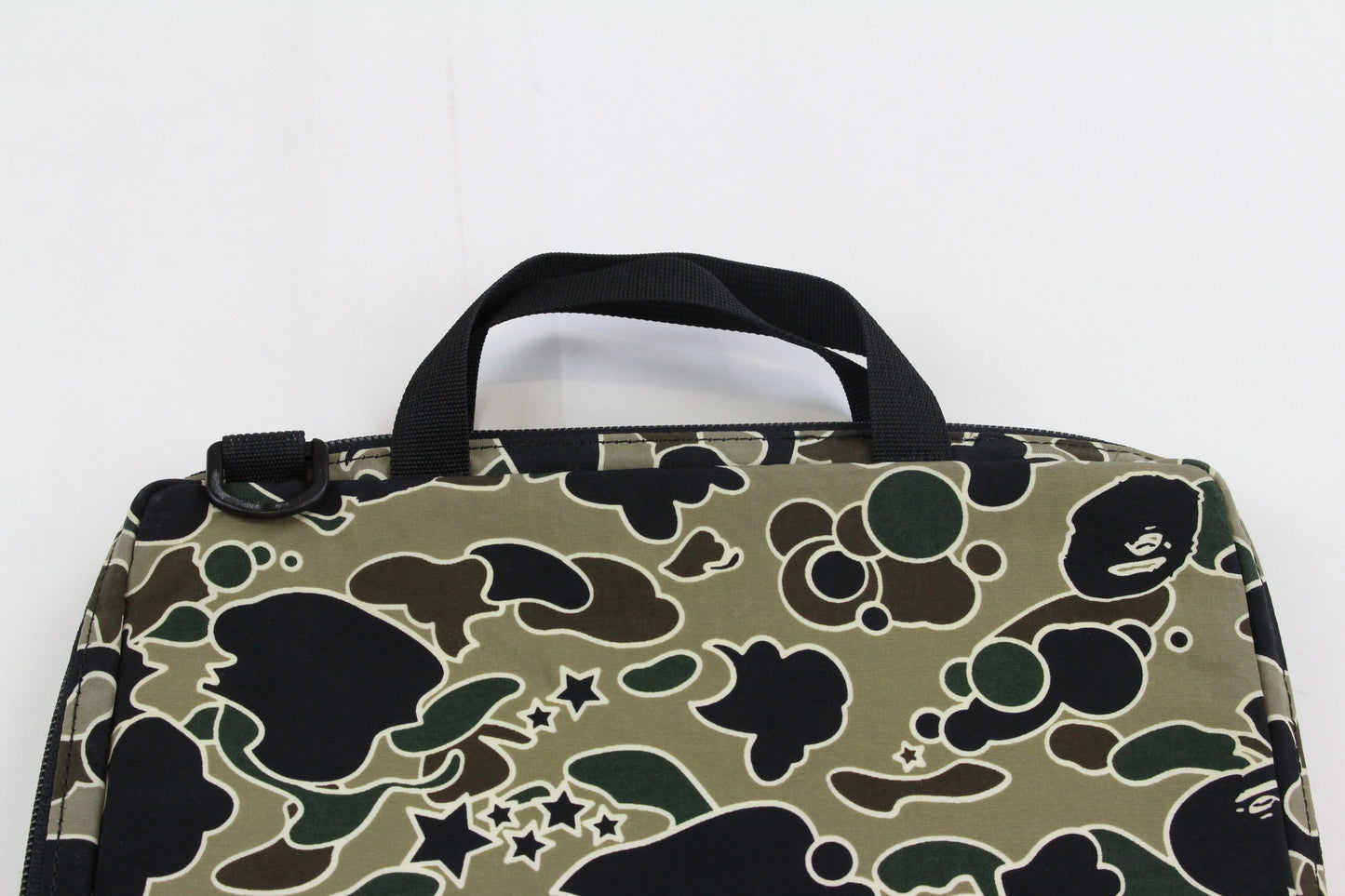 Bape Green Psyche Camo laptop Bag - SaruGeneral