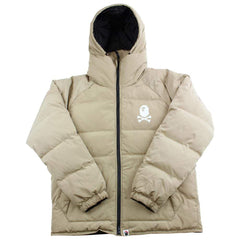 bape pirate store puffer tan