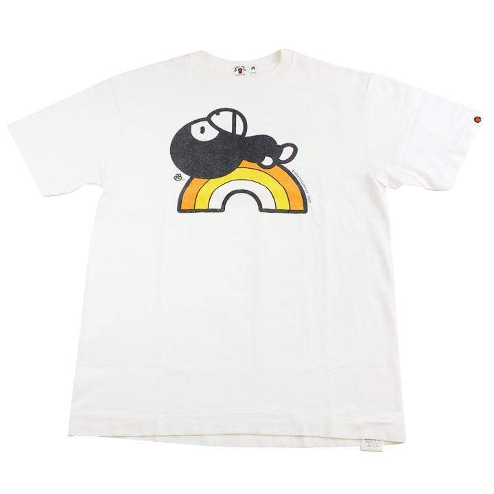 bape milo rainbow tee white - SaruGeneral