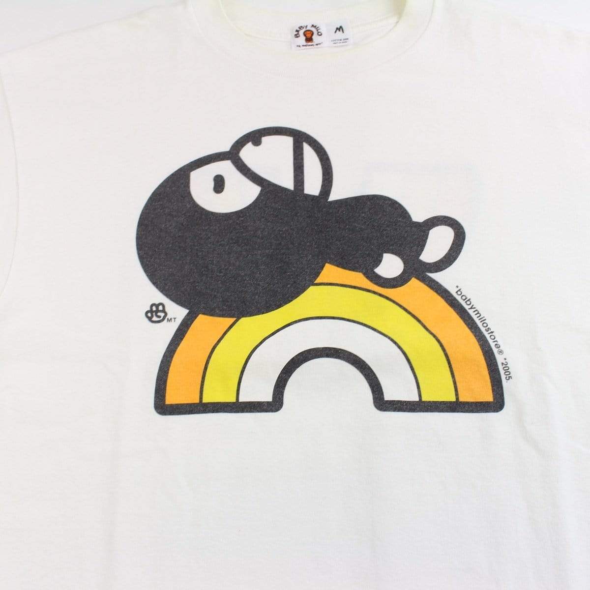 bape milo rainbow tee white - SaruGeneral