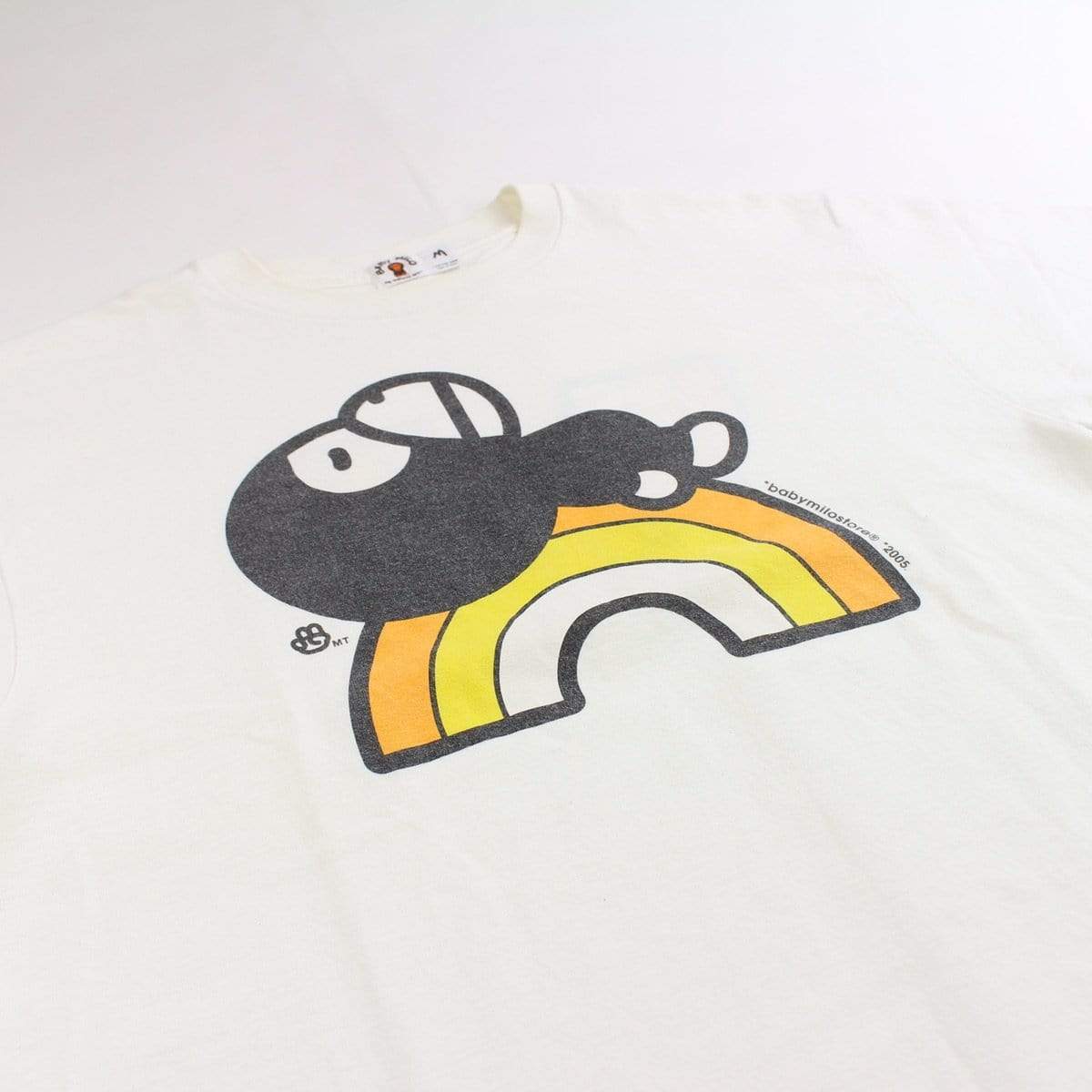 bape milo rainbow tee white - SaruGeneral