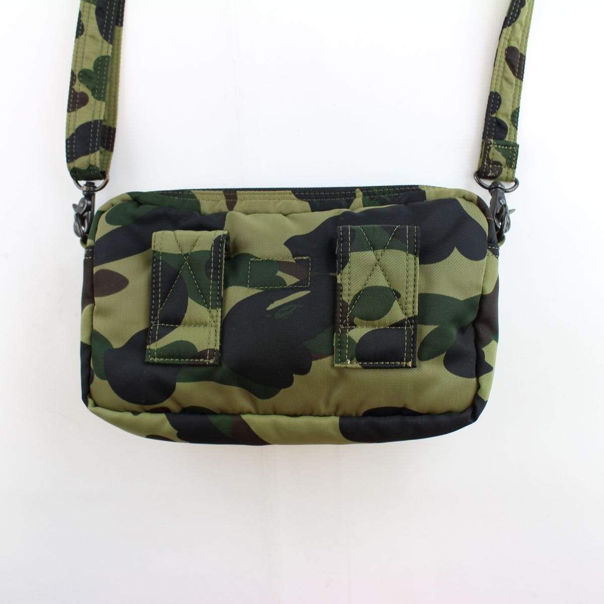 Bape x Porter 1st Green Camo Side Bag - SaruGeneral