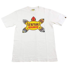 bape teriyaki source tee white
