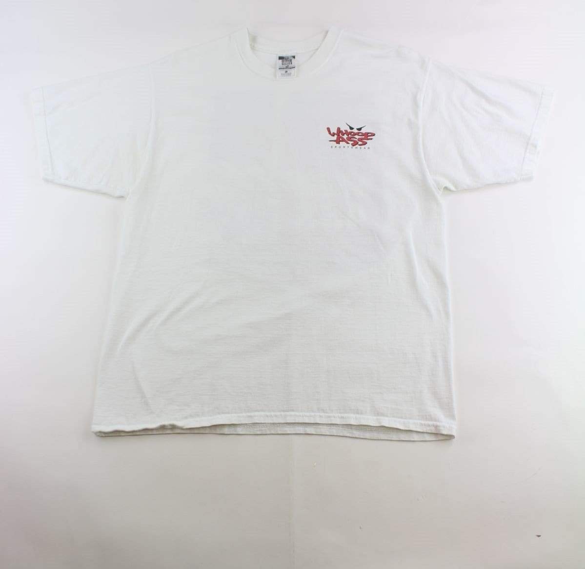 Can of Whoop Ass Tee White - SaruGeneral