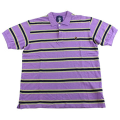 bape purple stripe polo