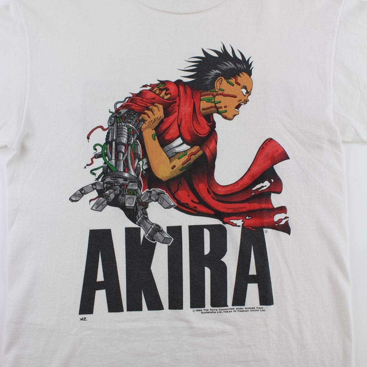 Akira tetsuo Bionic Arm Tee White 1988 fashion victim - SaruGeneral