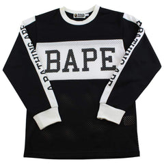 bape text mesh jersey