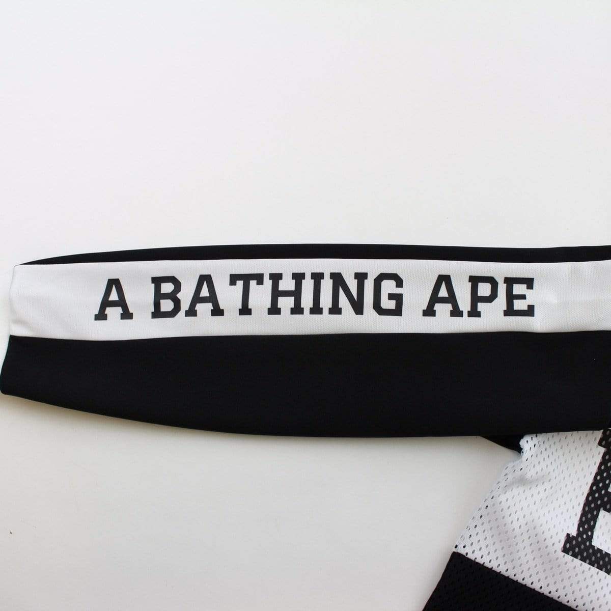bape text mesh jersey - SaruGeneral
