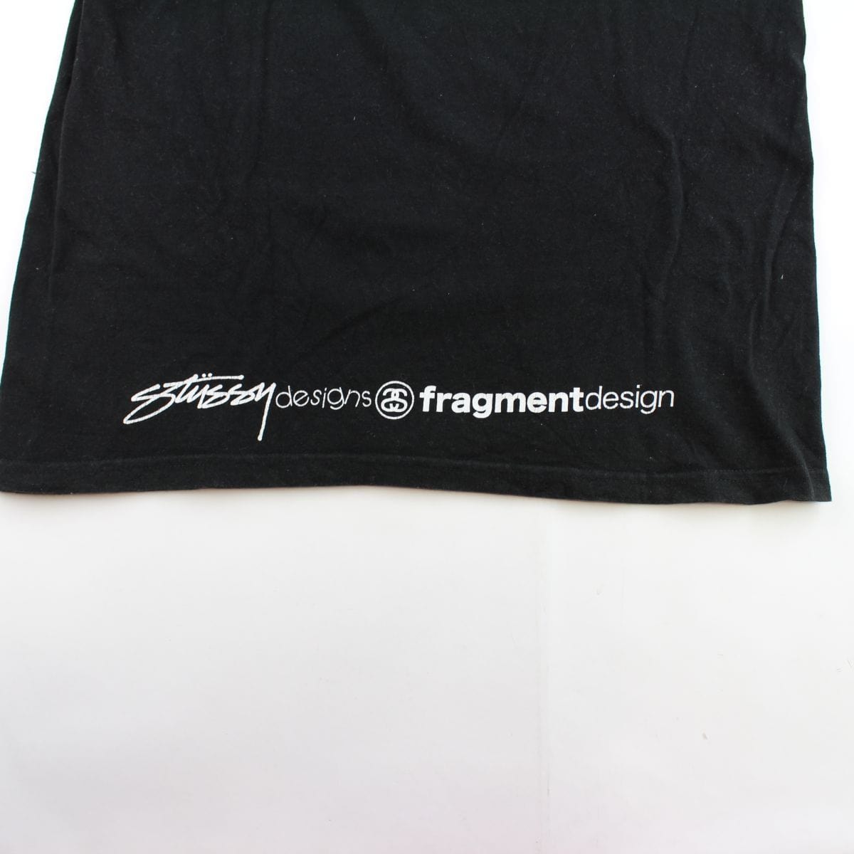 Stussy x Fragment One World Logo Tee Black - SaruGeneral