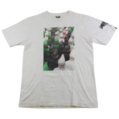 Bape x Teriyaki Boys Shark Figure Photo Tee White