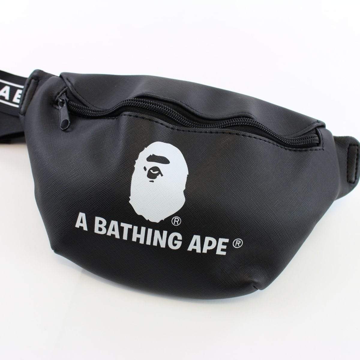 Bape A Bathing Ape Hip Bag Black - SaruGeneral