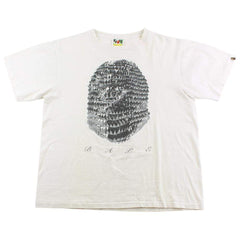 T-shirt Bape Metal Spikes Big Ape avec logo blanc