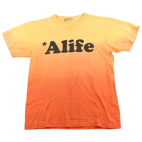 Bape Alife Gradient Tee Orange