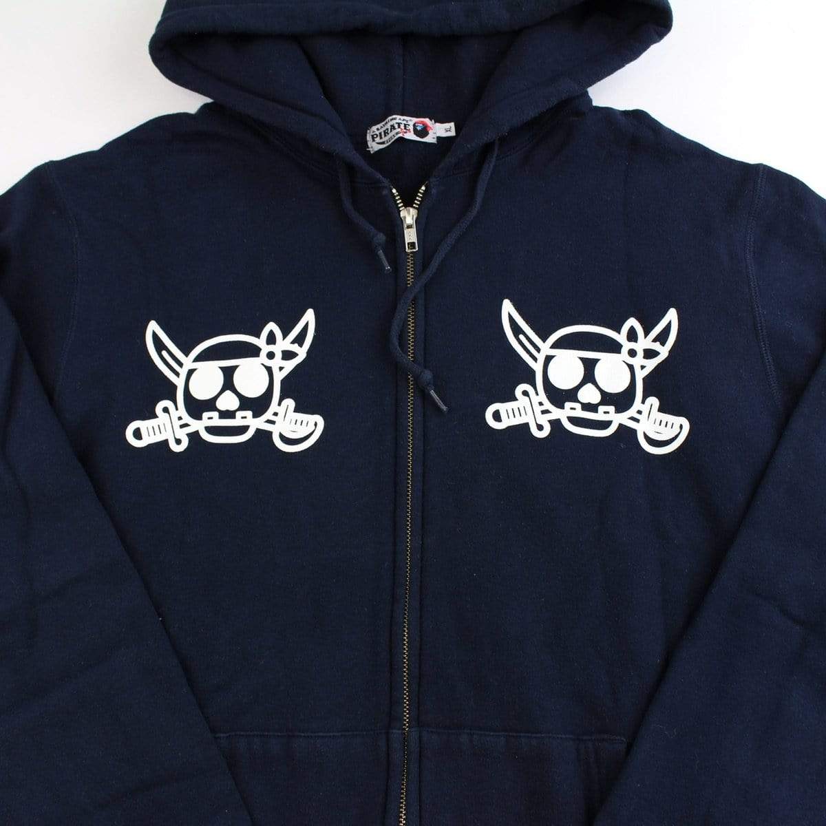 bape pirate store milo crosses hoodie black - SaruGeneral