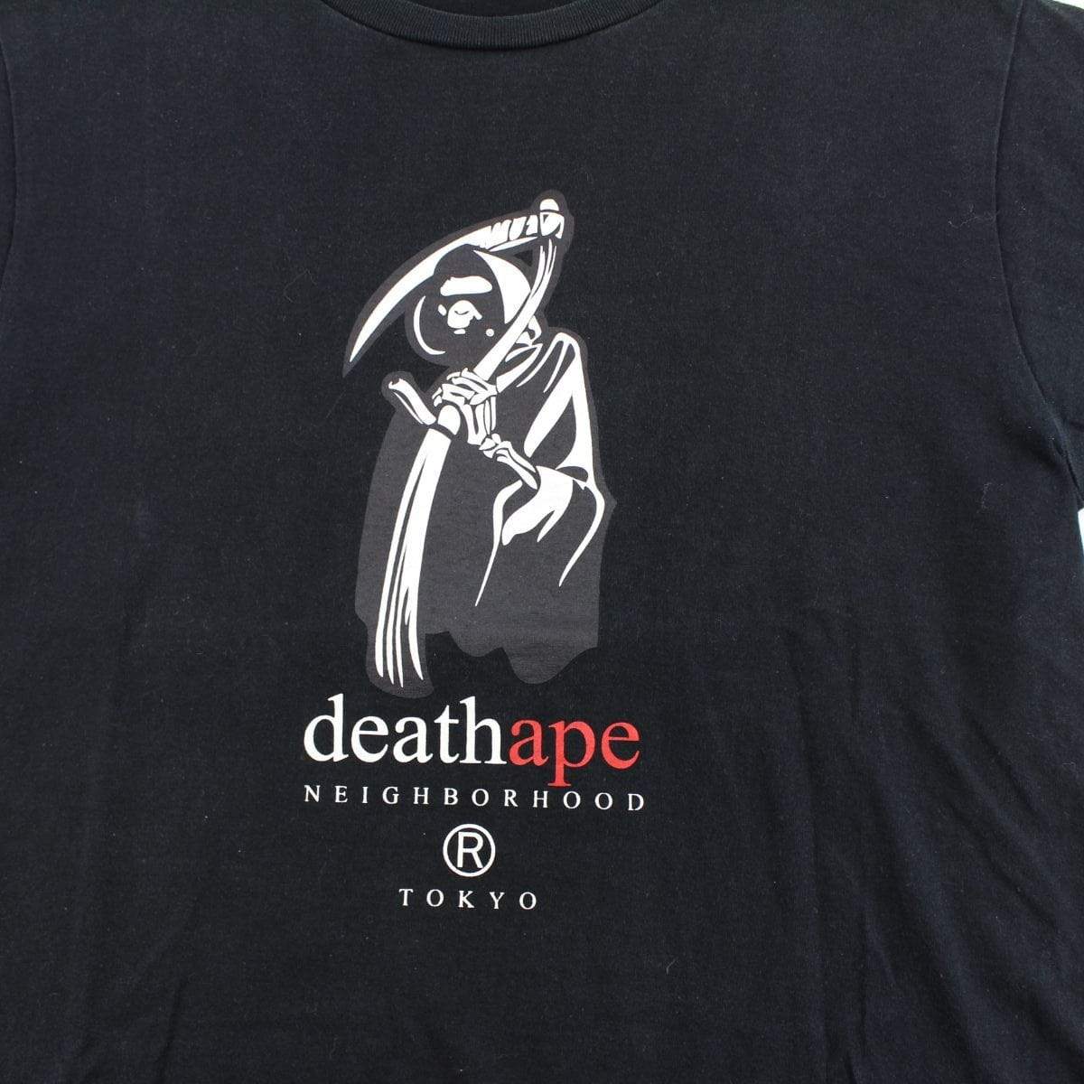 Bape x Neighbourhood Grim Reaper Tee Black - SaruGeneral