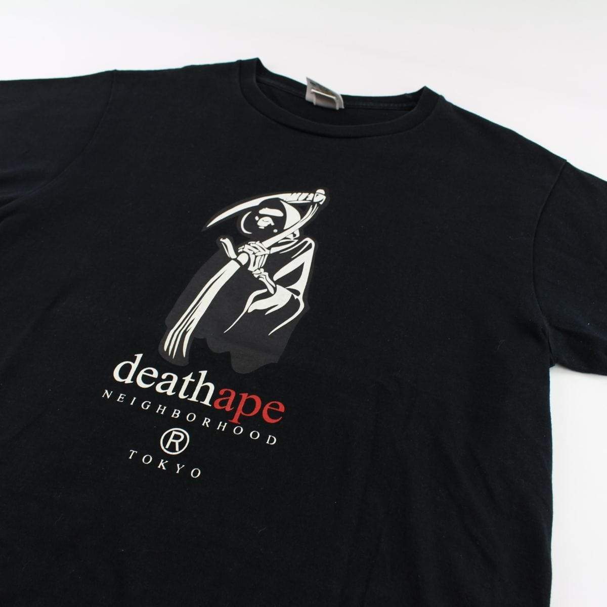 Bape x Neighbourhood Grim Reaper Tee Black - SaruGeneral