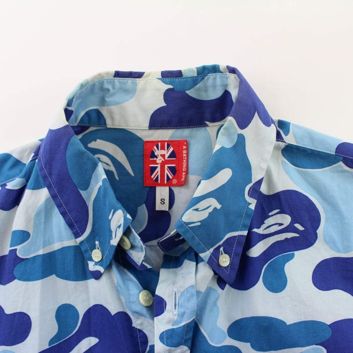 Bape ABC Blue Camo LS Shirt - SaruGeneral