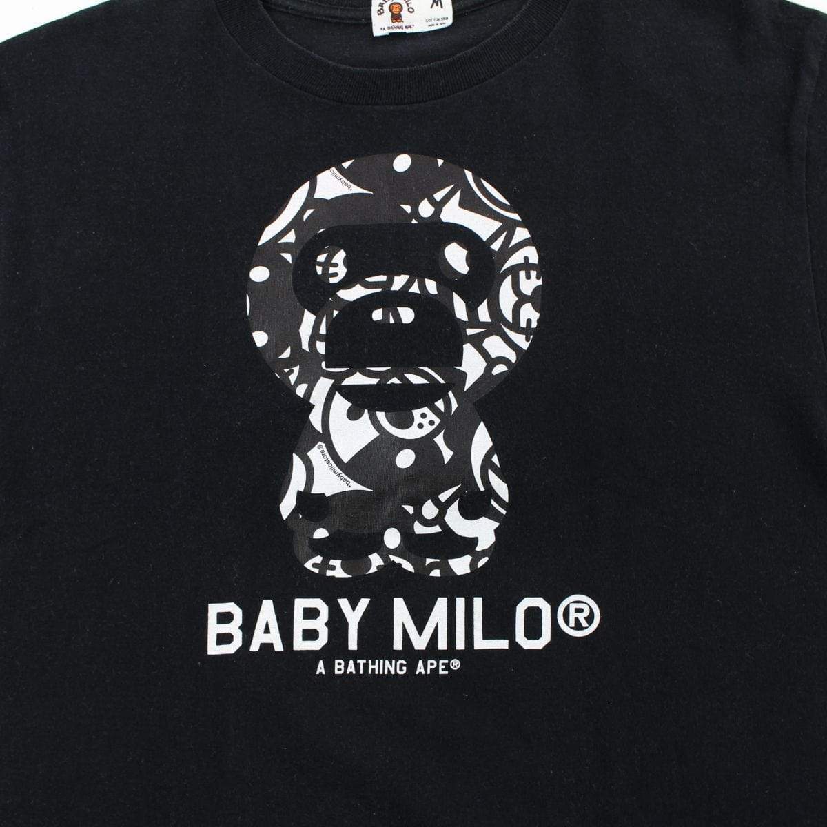 Bape Baby Milo Black Safari Tee Black - SaruGeneral