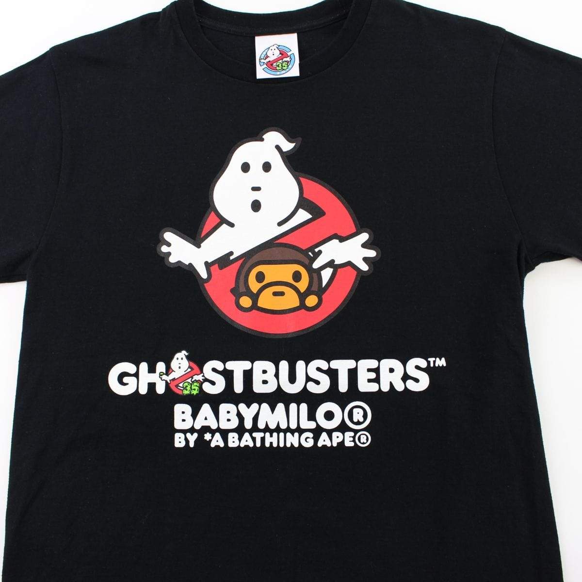 Bape Baby Milo x Ghostbusters Tee Black - SaruGeneral