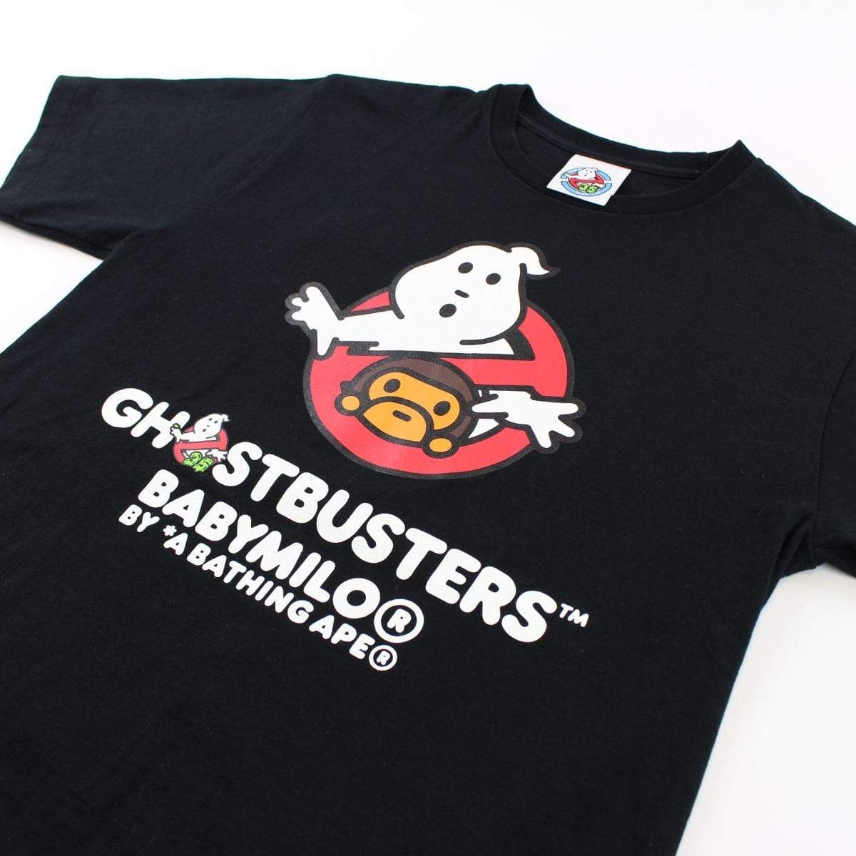 Bape Baby Milo x Ghostbusters Tee Black - SaruGeneral