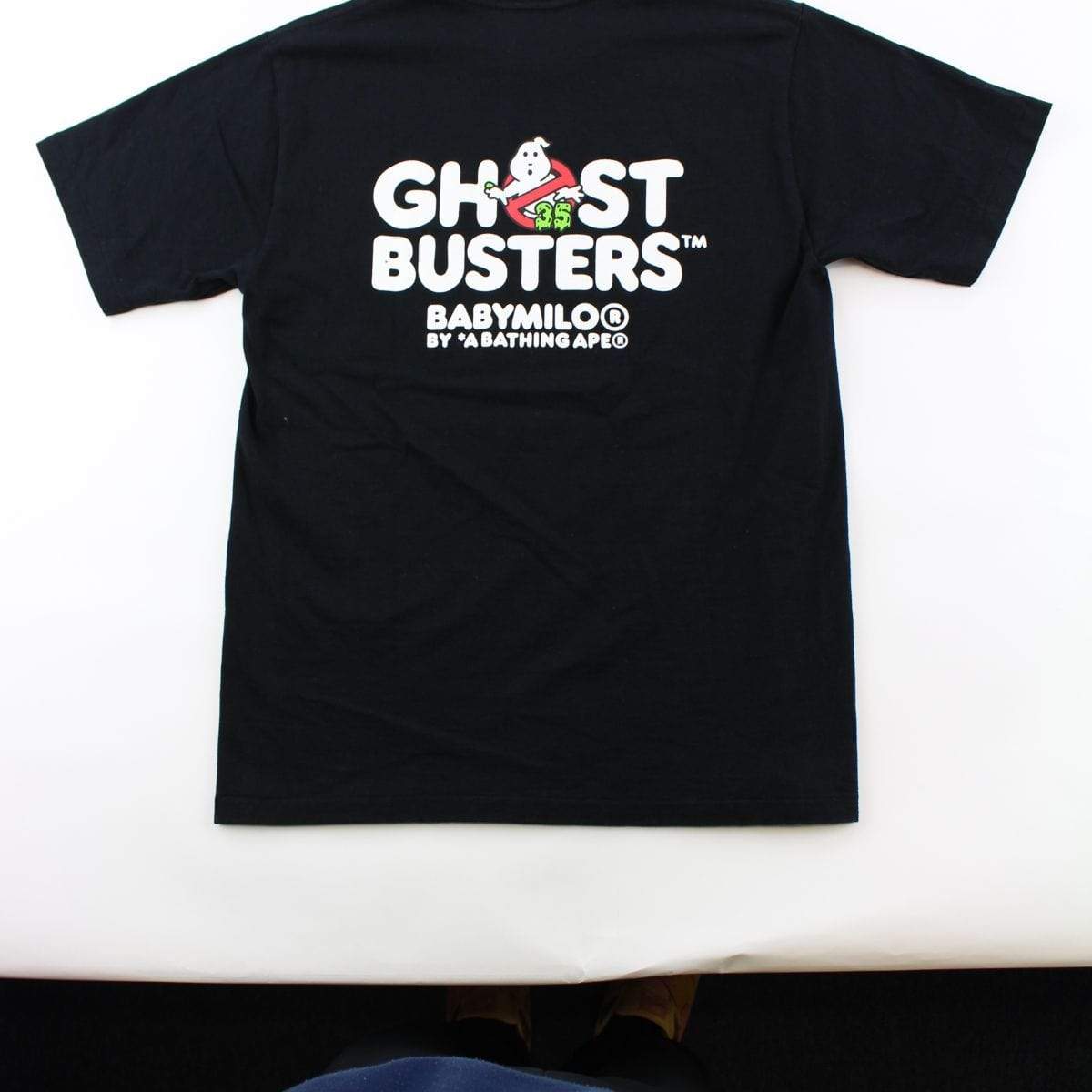 Bape Baby Milo x Ghostbusters Tee Black - SaruGeneral