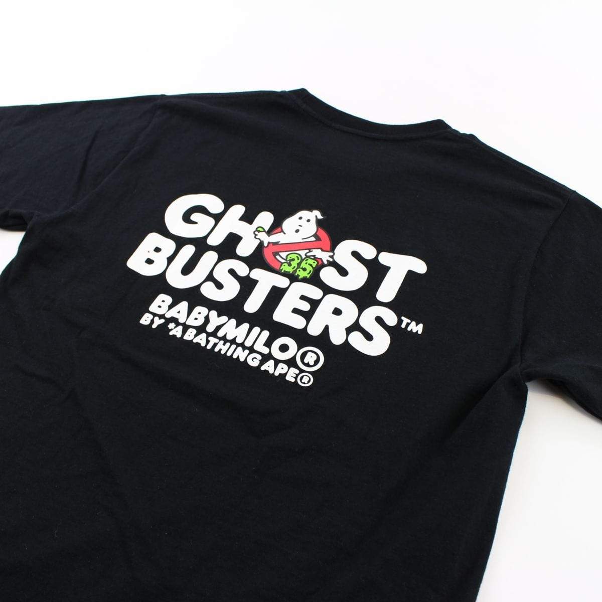 Bape Baby Milo x Ghostbusters Tee Black - SaruGeneral