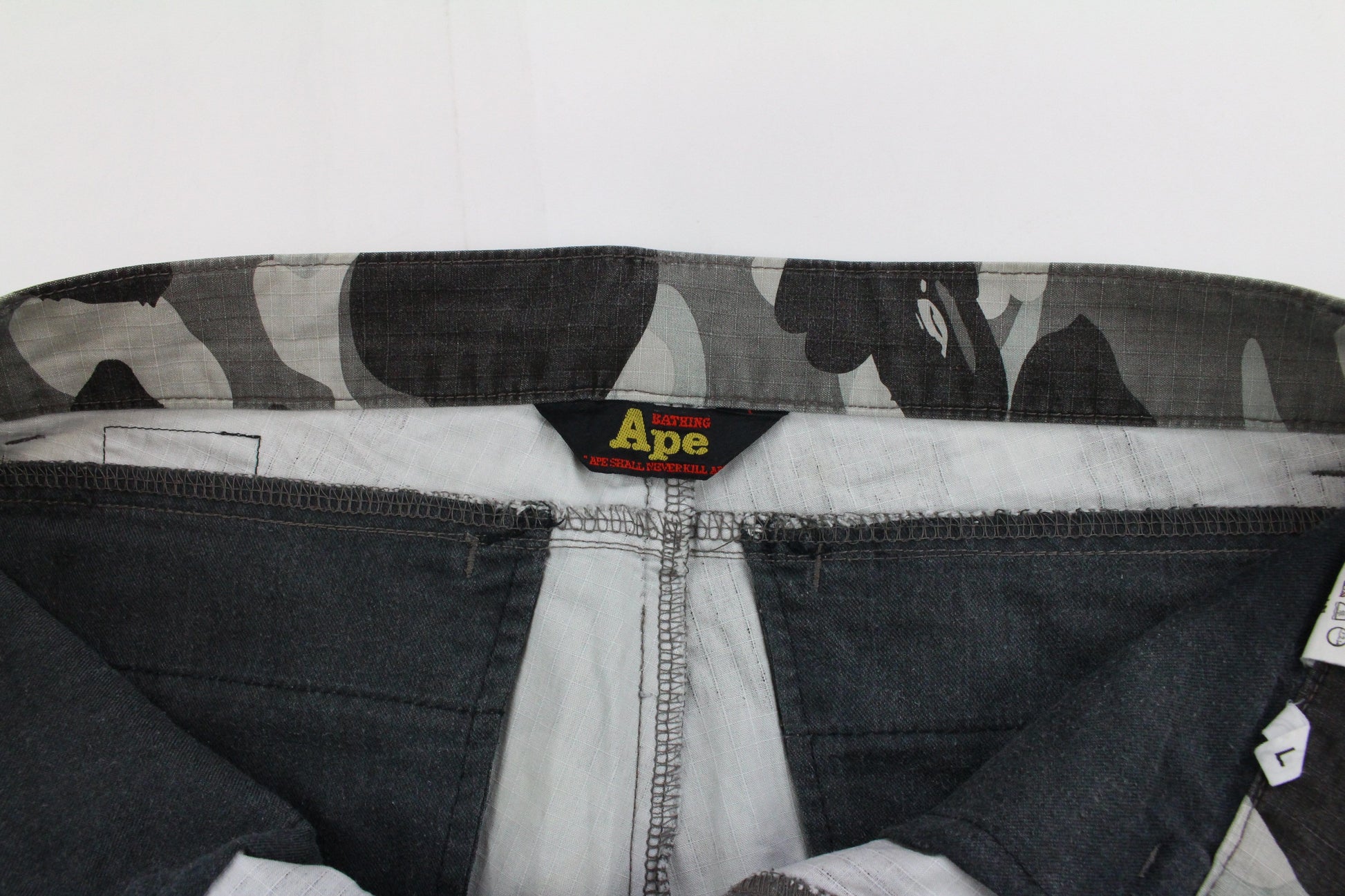 Bape Grey Camo Shorts - SaruGeneral