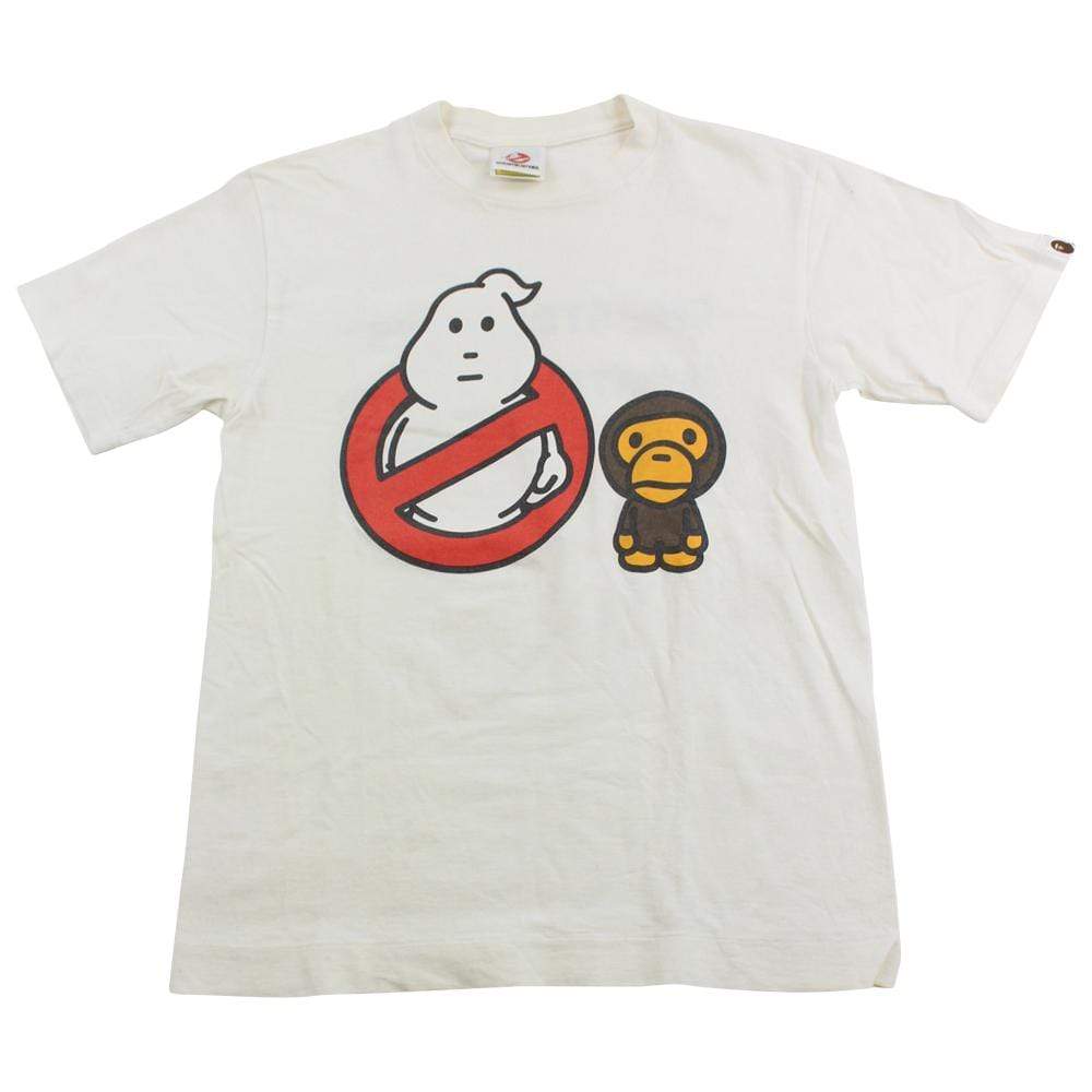 Bape x Ghostbusters Milo Tee White - SaruGeneral