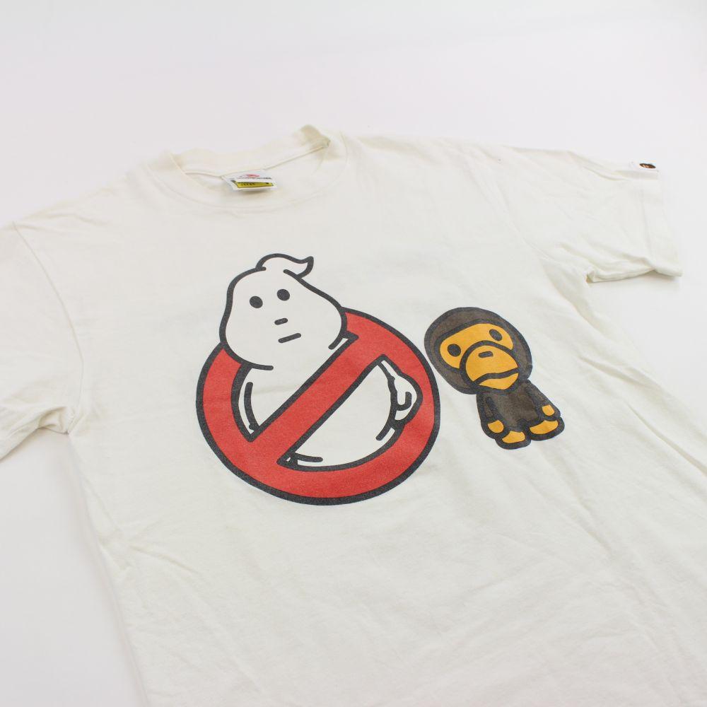 Bape x Ghostbusters Milo Tee White - SaruGeneral