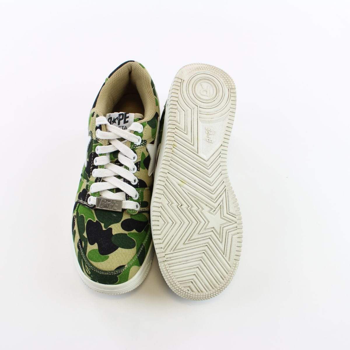 Bapesta White Sta ABC Green Camo - SaruGeneral