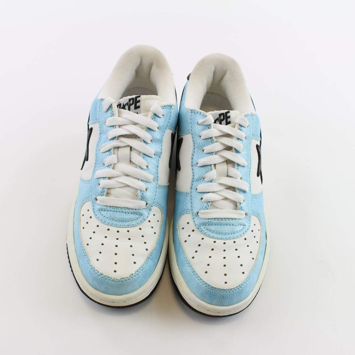 Bapesta Black Blue White Snakeskin - SaruGeneral