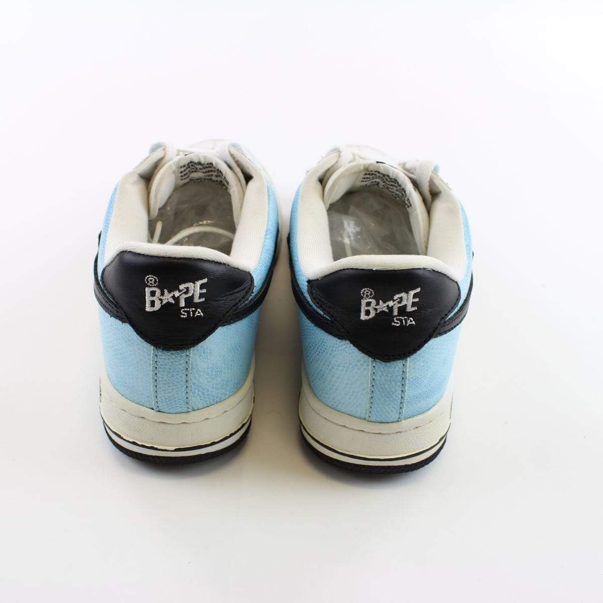 Bapesta Black Blue White Snakeskin - SaruGeneral