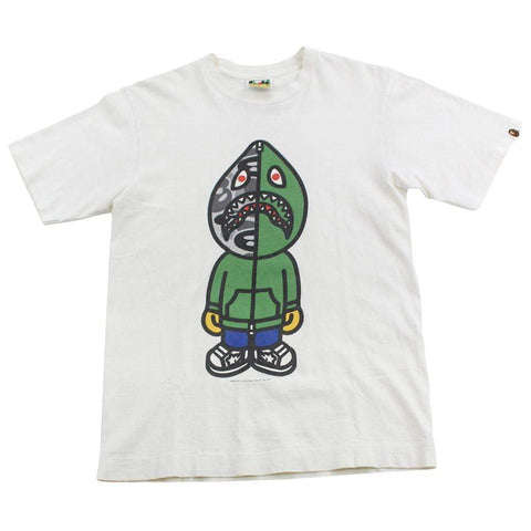 T-shirt Bape Shark Man blanc