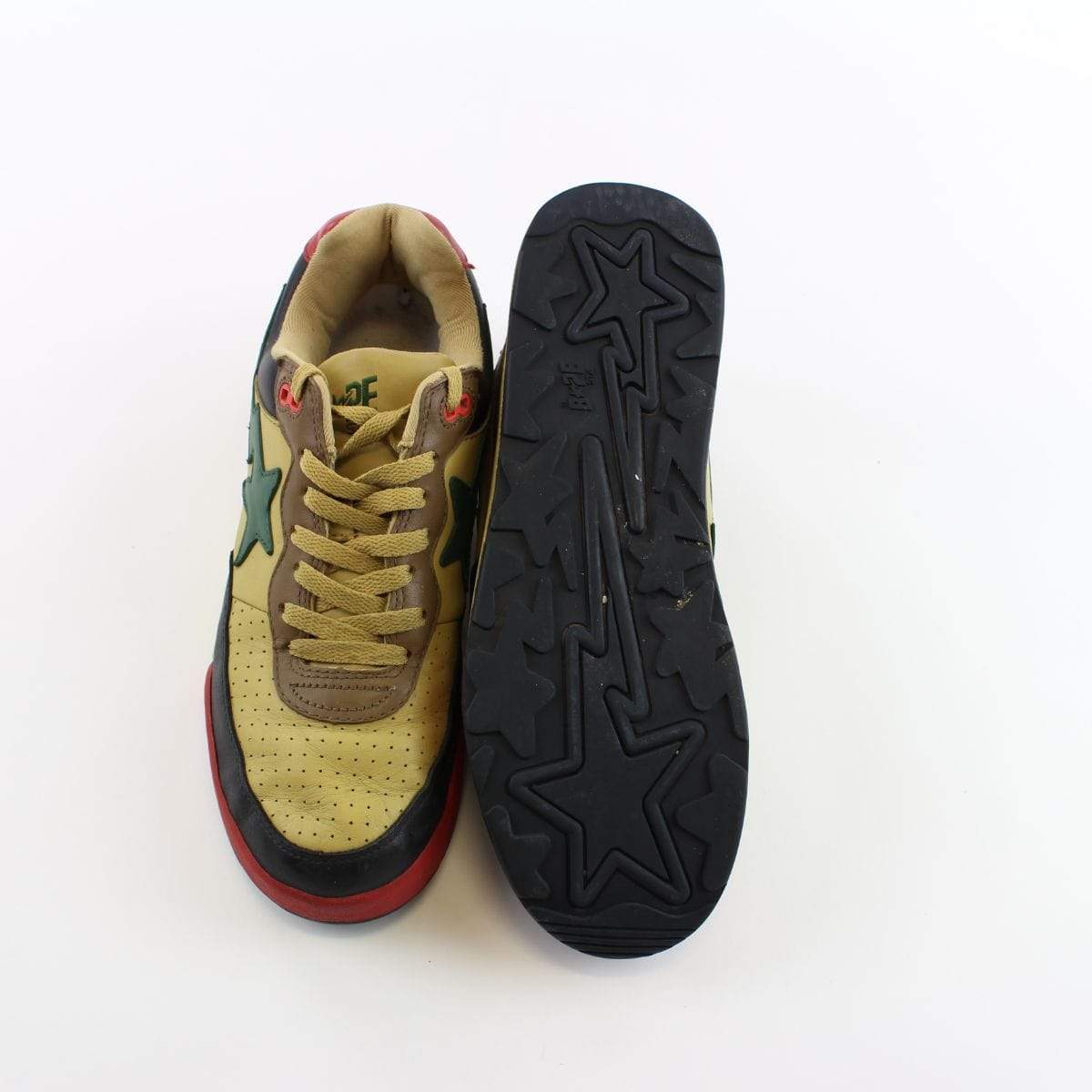 Bape Roadsta Green Tan Brown - SaruGeneral