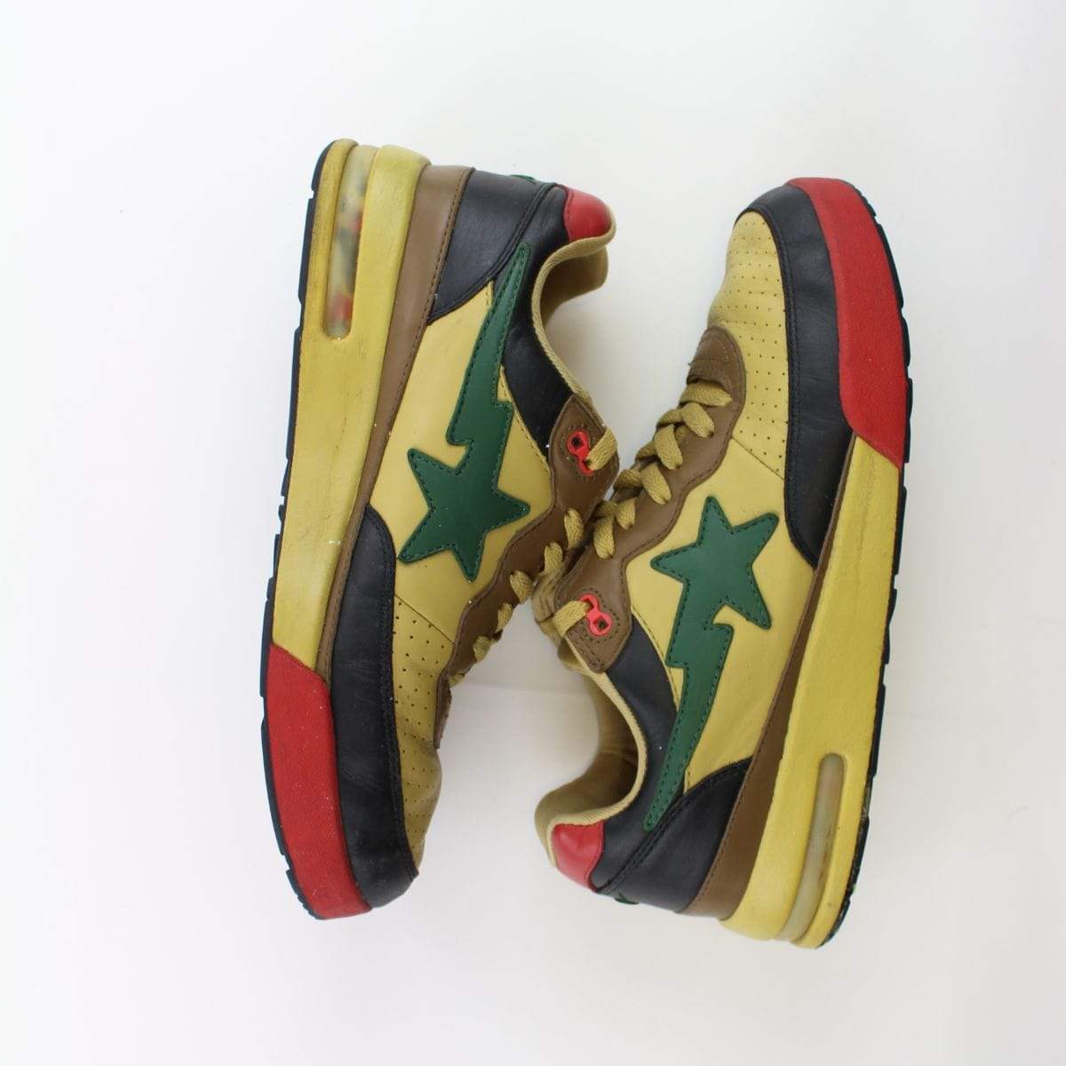 Bape Roadsta Green Tan Brown - SaruGeneral