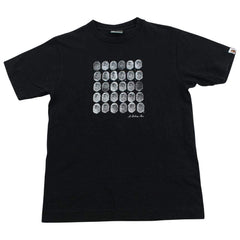 T-shirt Bape Silver Ape Logos Noir