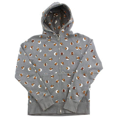 Bape Milo Polkadot zip intégral Gris
