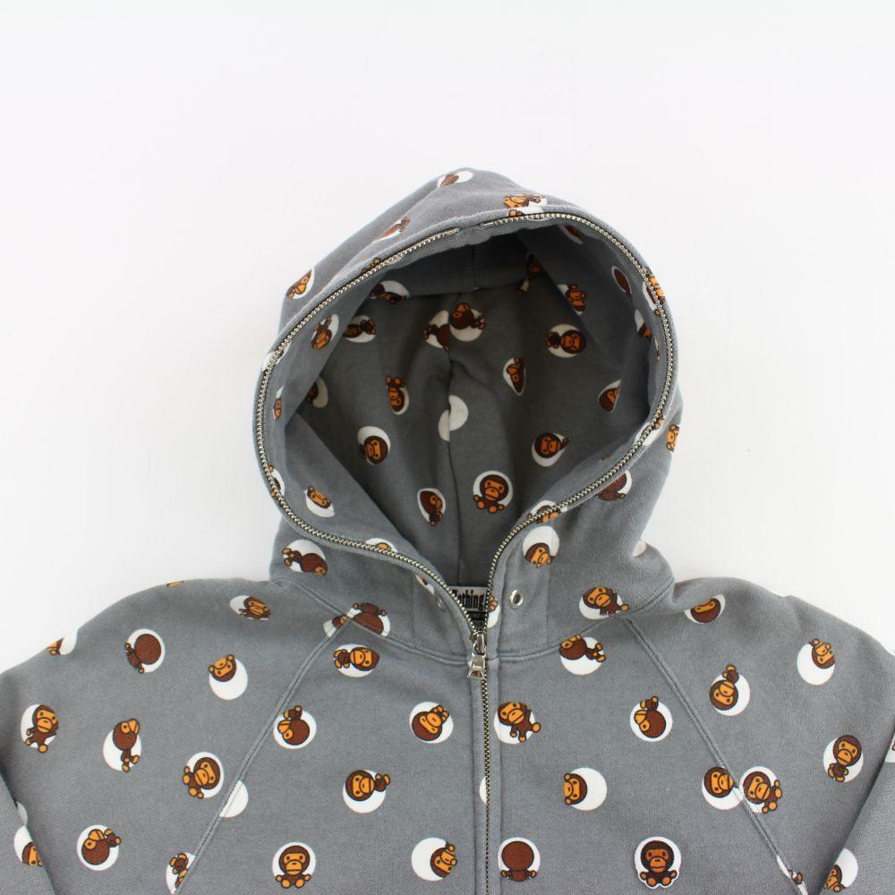 Bape Milo Polkadot full zip Grey - SaruGeneral