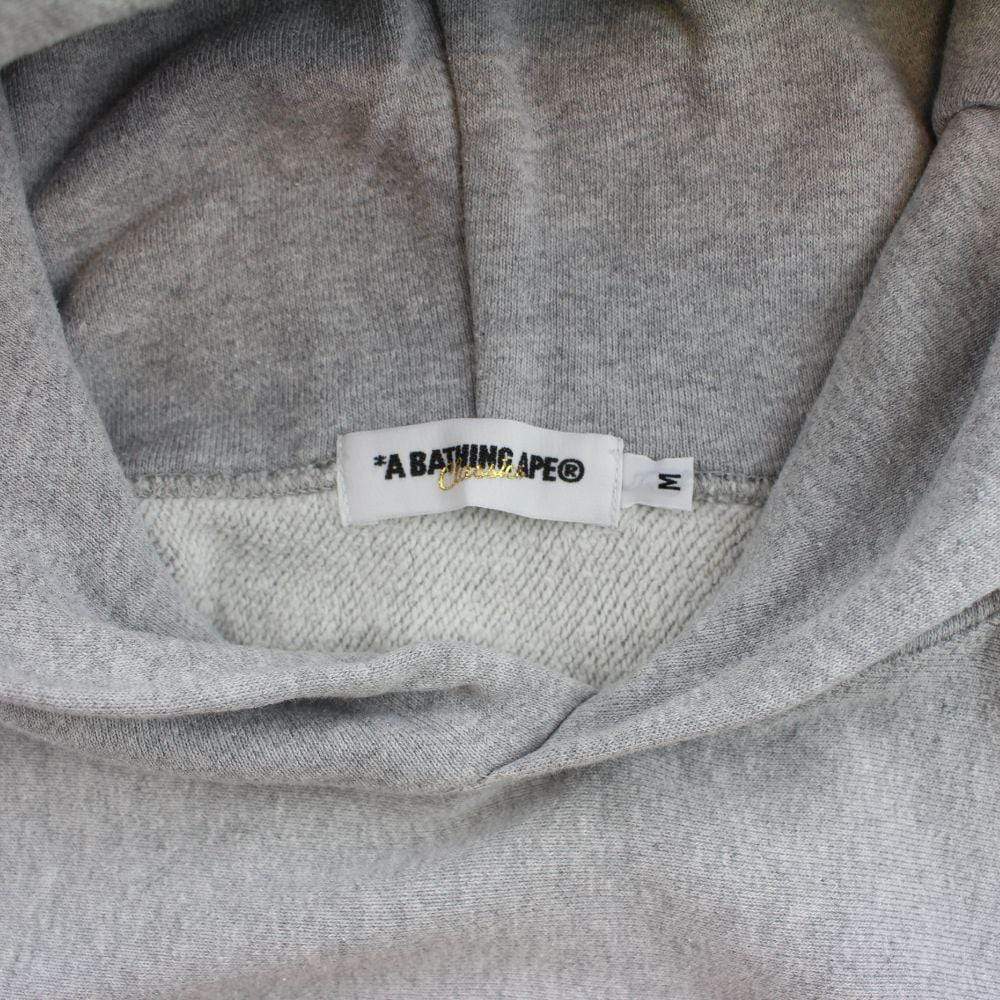Bape Baby Milo Plaid Jacket Graphic Hoodie Grey - SaruGeneral