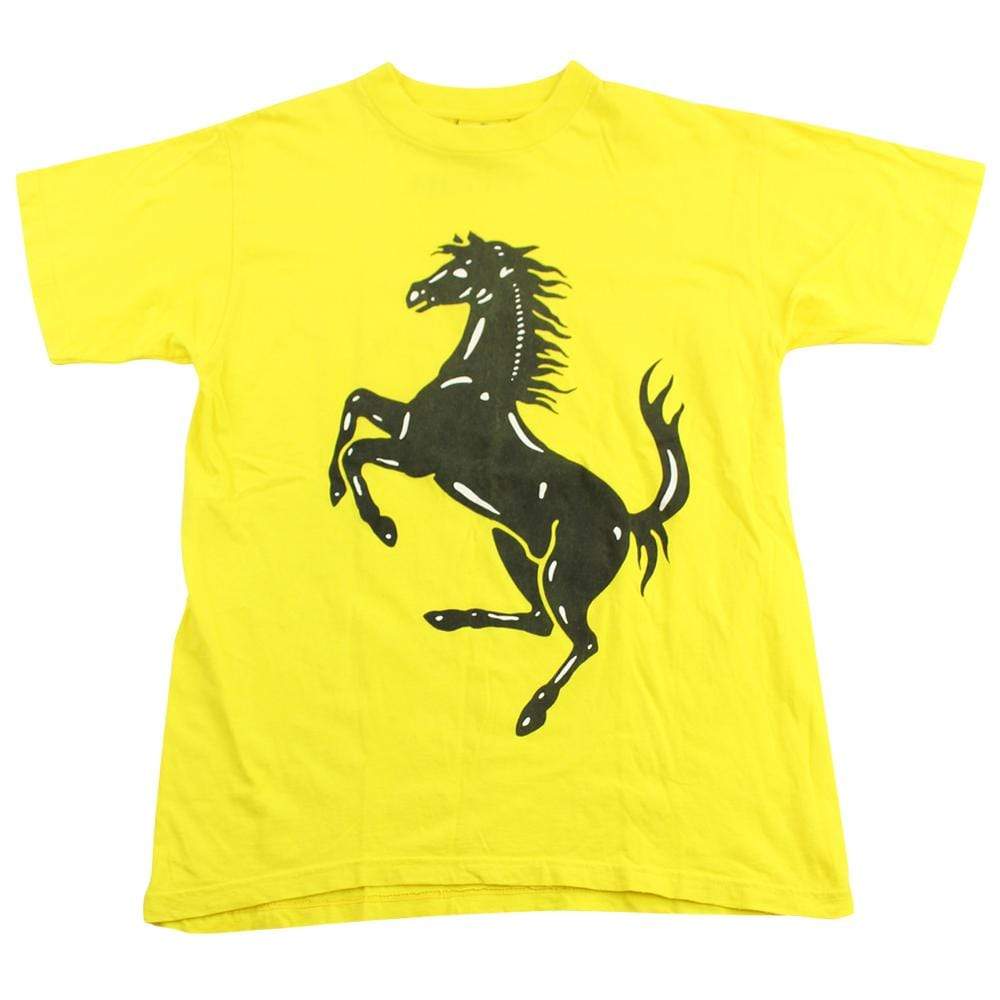 Ferrari Logo Tee Yellow - SaruGeneral