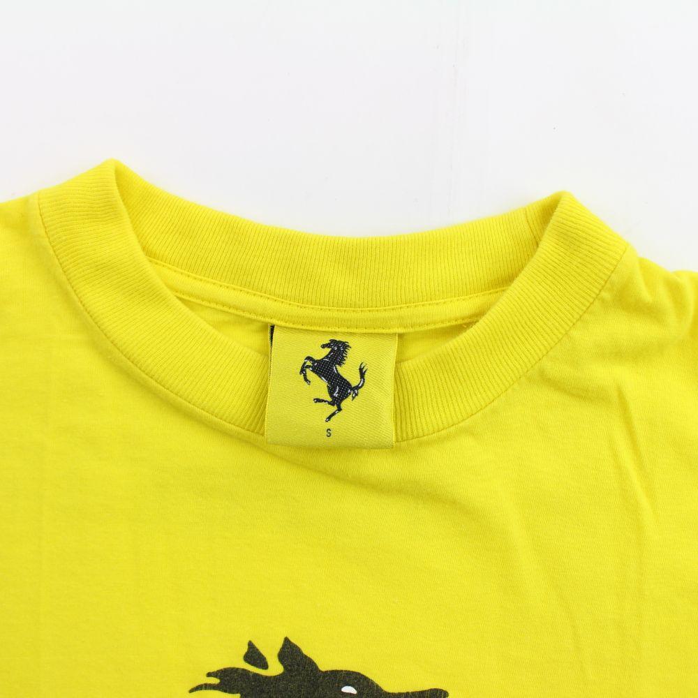 Ferrari Logo Tee Yellow - SaruGeneral