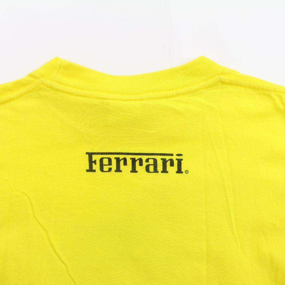 Ferrari Logo Tee Yellow - SaruGeneral