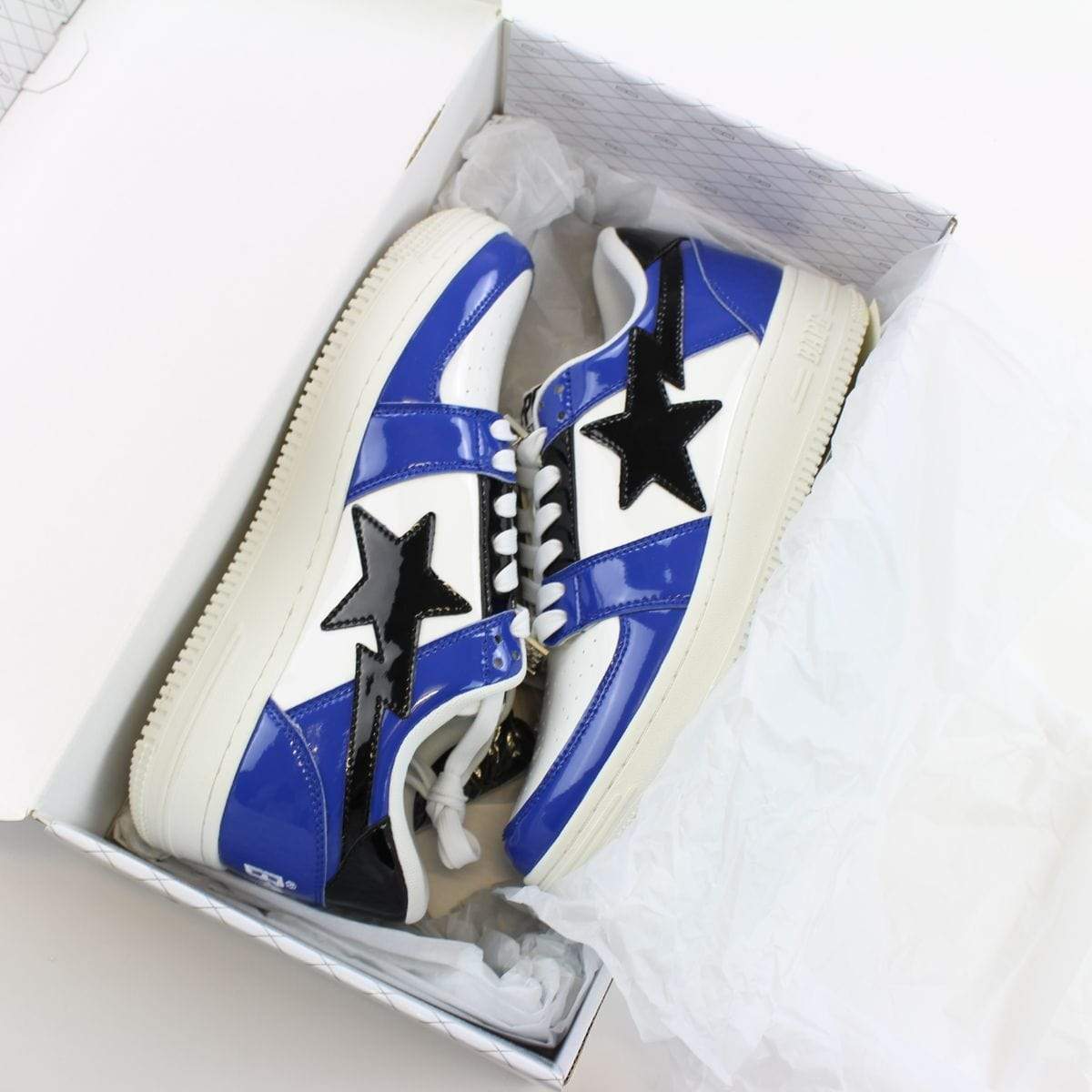 Bapesta Black Blue White - SaruGeneral