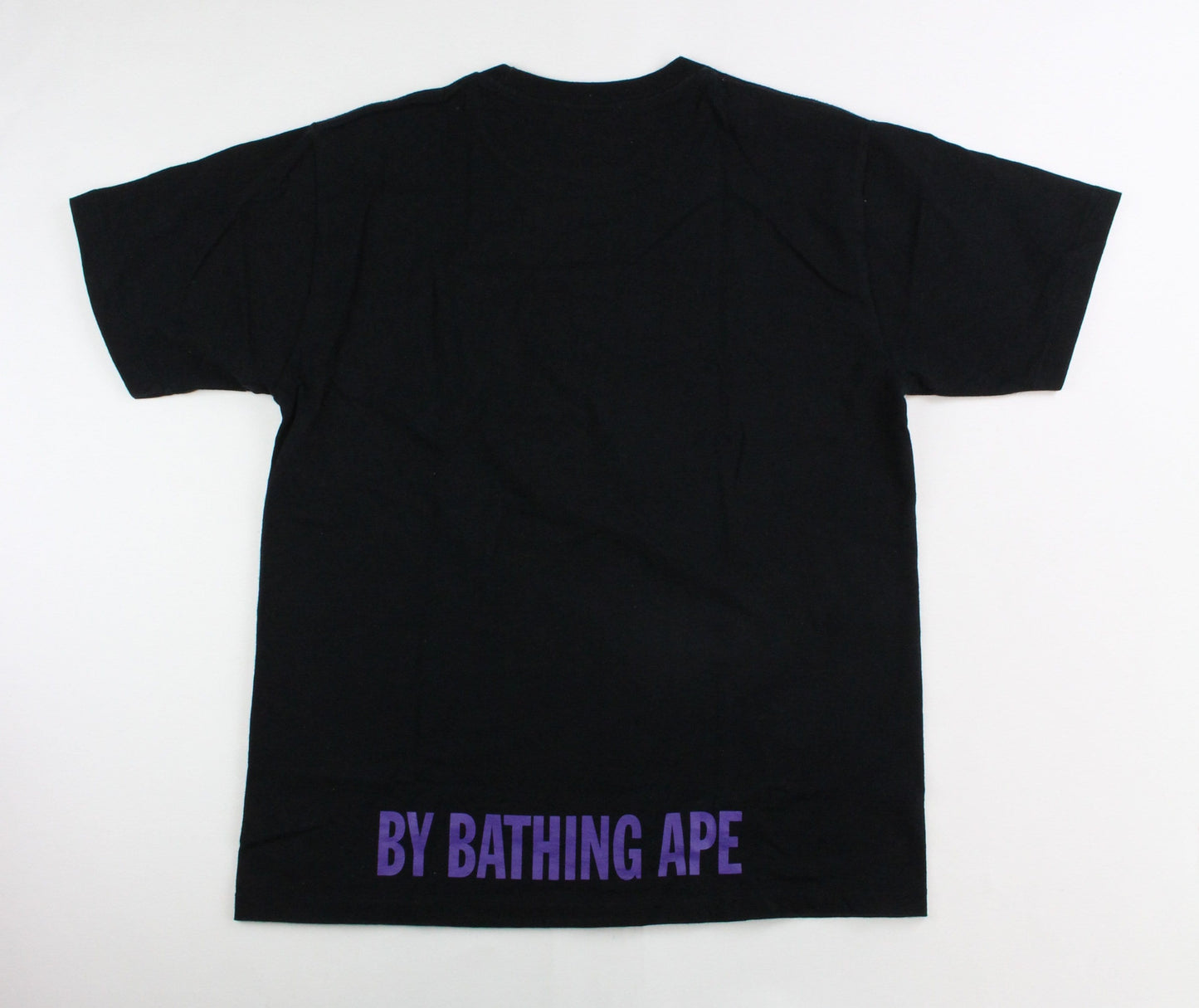 Bape x One Piece Purple Camo Cross Tee Black - SaruGeneral