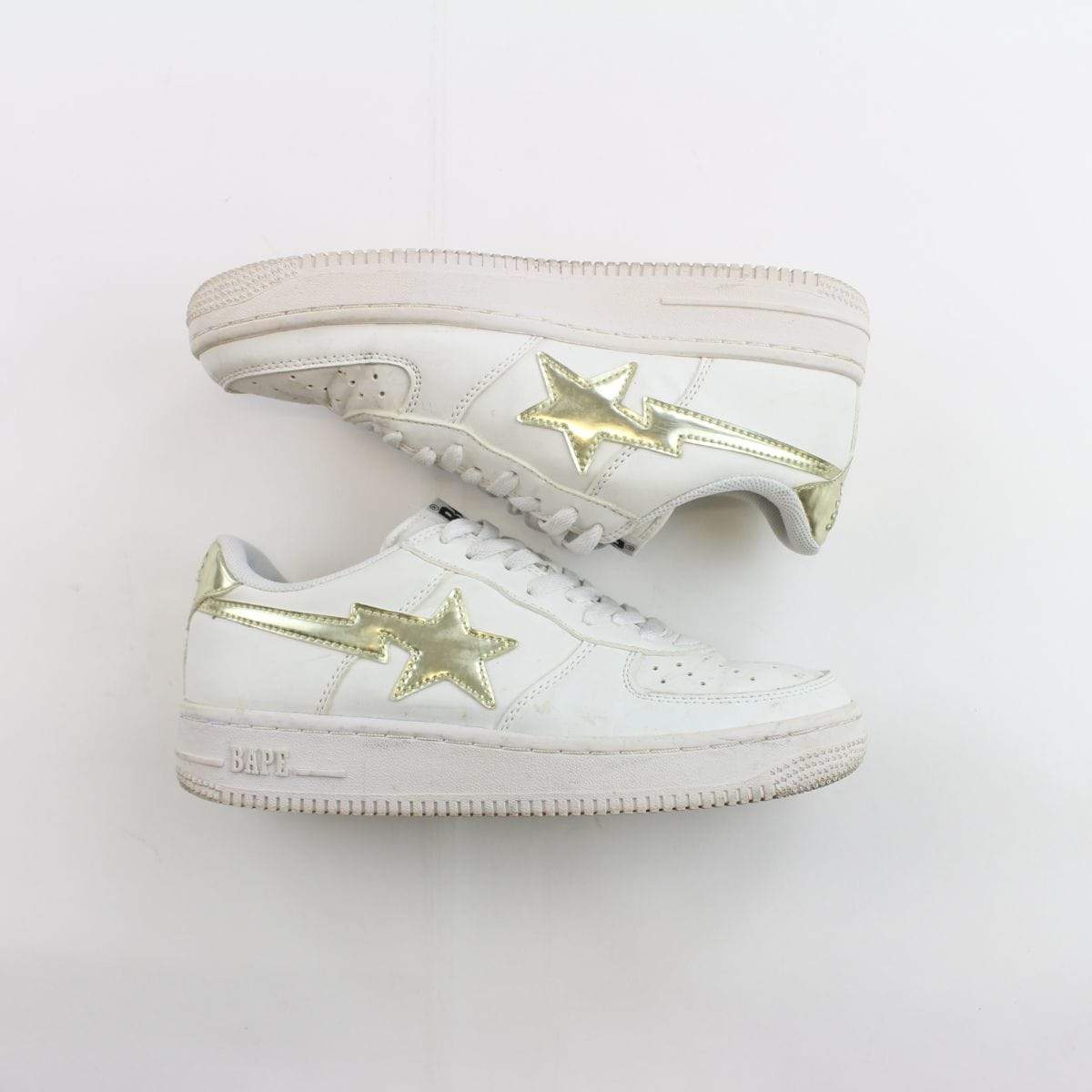 Bapesta Silver Star White - SaruGeneral