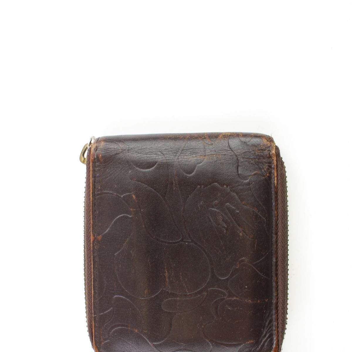 Bape Embossed Camo Leather Wallet - SaruGeneral