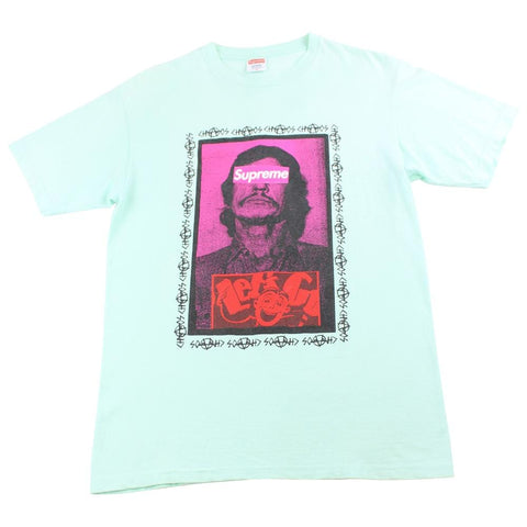 Supreme x charles bronson tee blue AW08