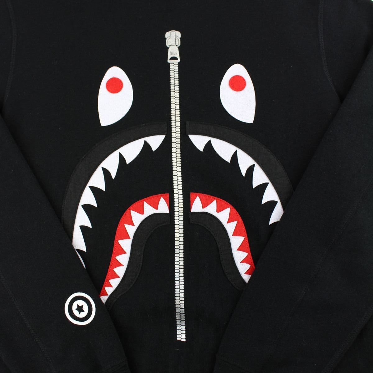 Bape Black Shark Face Crewneck - SaruGeneral