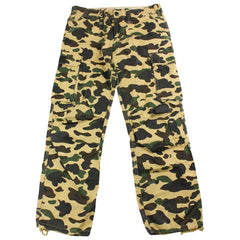 Bape 1st yellow camo cargo pants