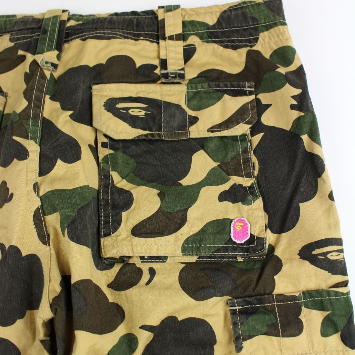 Bape 1st yellow camo cargo pants - SaruGeneral